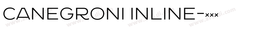 CANegroni Inline字体转换